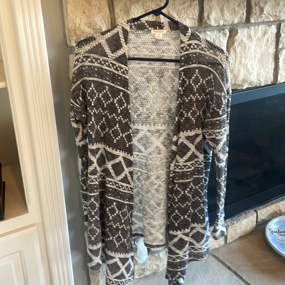 Sweater cardigan size small.